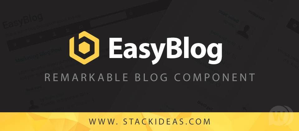 EasyBlog PRO v5.4.8 – blog component for Joomla