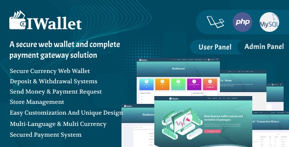 Iwallet v1.0 – A Complete Payment Gateway Solution Script