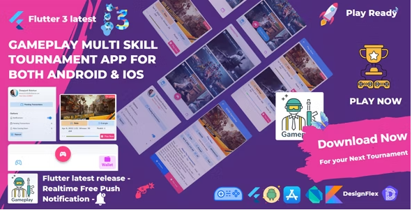 Gameplay Multi Skill Tournament App v2.1.0- for Android & IOS – Flutter 3